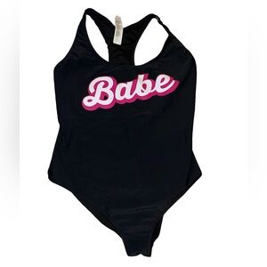 Babe black one piece from Forever 21 plus size 0X